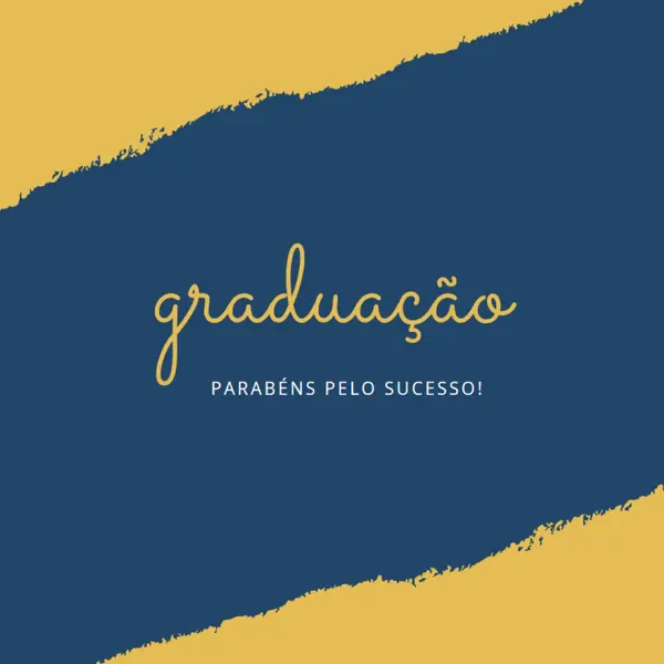 Emoção de diploma yellow modern-simple