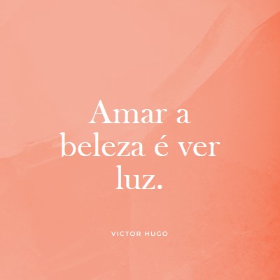 Amor, beleza e luz pink modern-simple