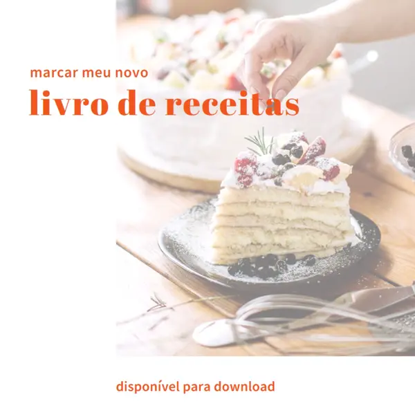 Confira meu livro de receitas white modern-simple