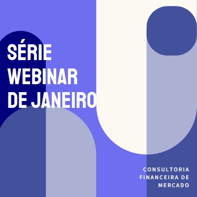 Série webinar de janeiro blue modern-bold