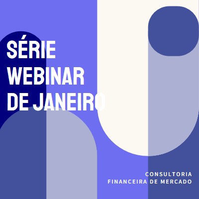 Série webinar de janeiro blue modern-bold