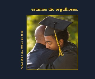 Estamos tão orgulhosos black modern-simple