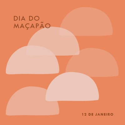 Dia do Maçapão orange organic-simple