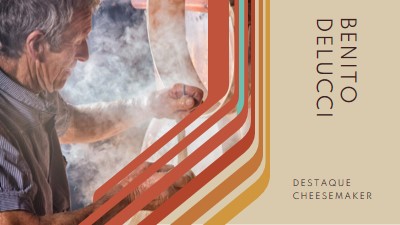 Destaque do Cheesemaker brown vintage-retro