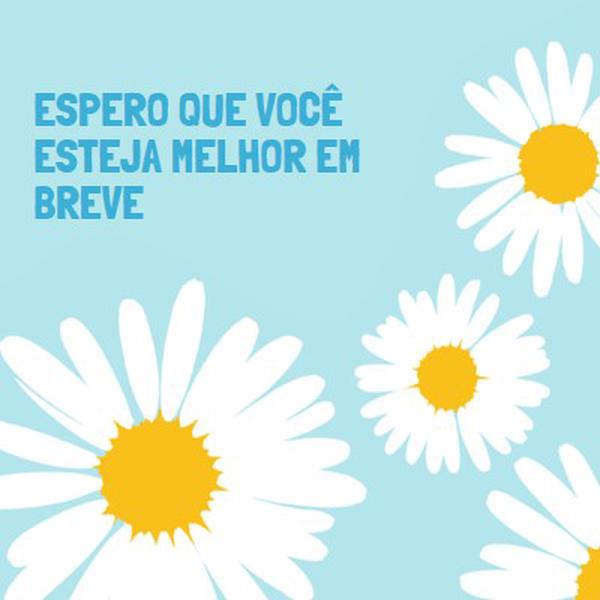 Espero que você esteja melhor em breve. blue whimsical-color-block