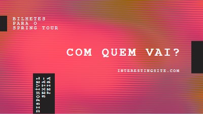 Luzes do concerto pink modern-bold