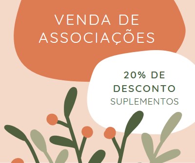 Venda de associações orange organic-simple