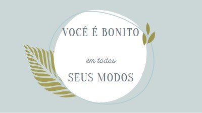 Bonito em todos os seus caminhos blue organic-simple