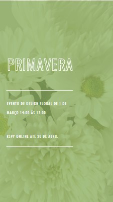 Uma lufada de ar de primavera green modern-simple