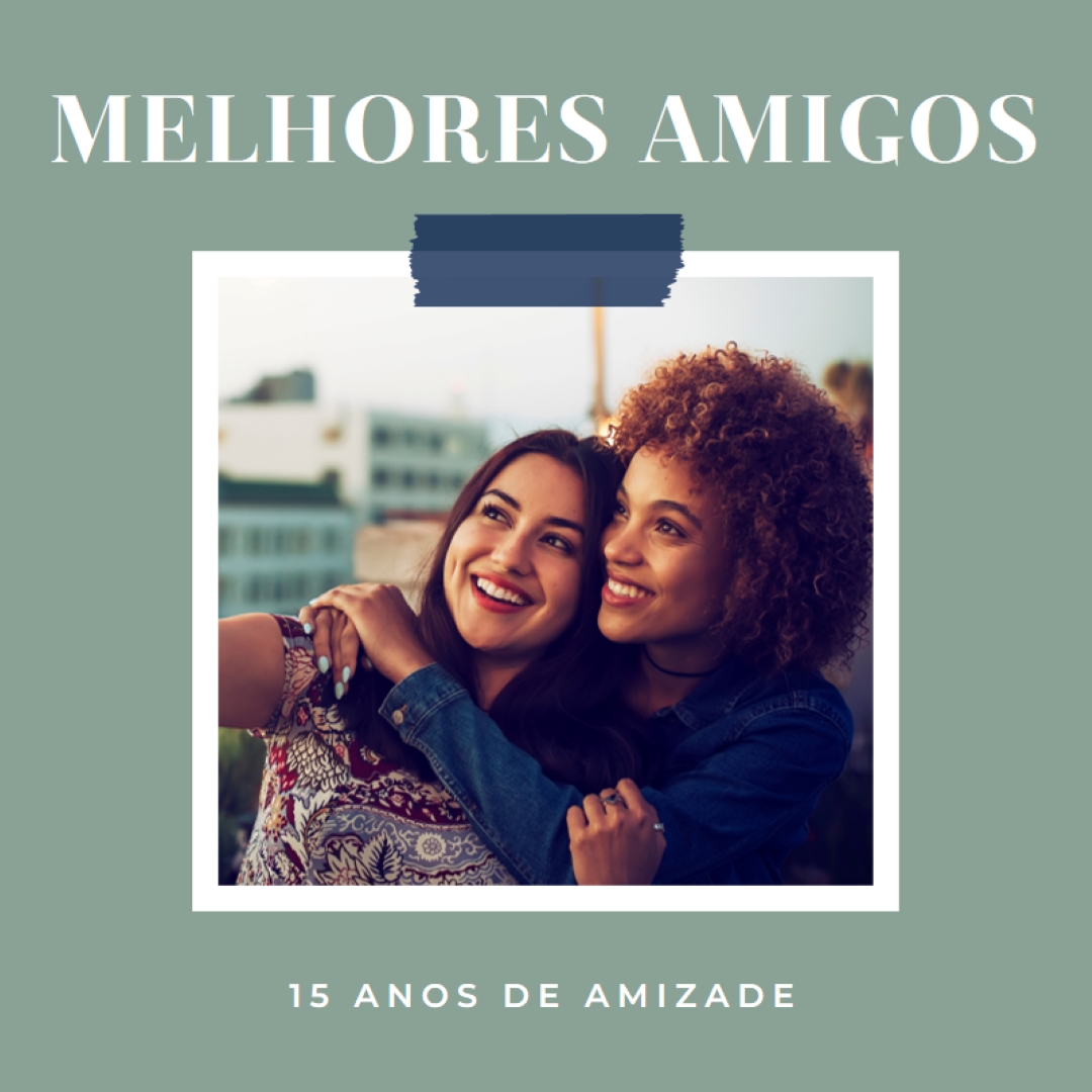 Amigos de fato green modern-simple