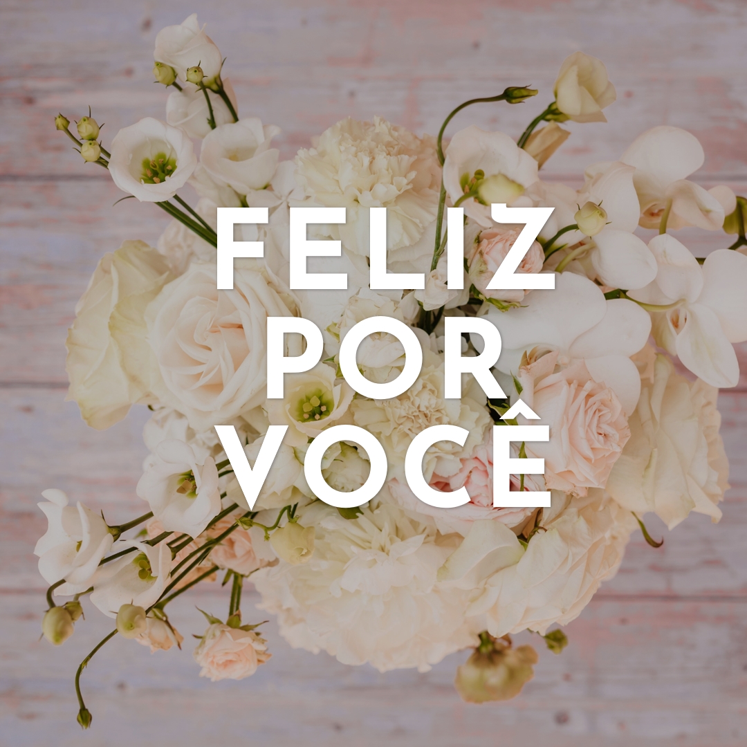 Buquê feliz purple modern-simple