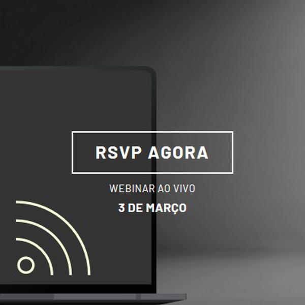 Estrela do Webinar black modern-simple