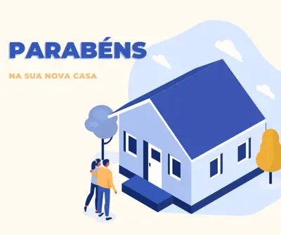 Parabéns ao proprietário white modern-color-block