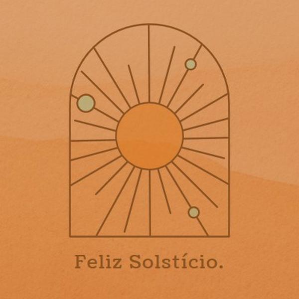 Bom para o solstício orange organic-boho