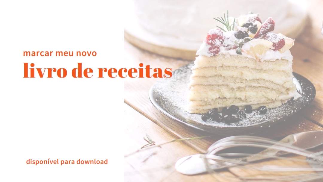 Confira meu livro de receitas white modern-simple
