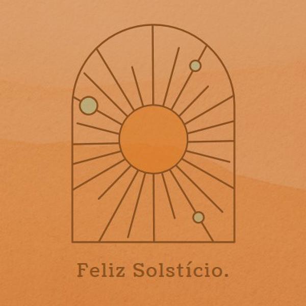 Bom para o solstício orange organic-boho