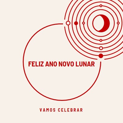 Vamos celebrar o Ano Novo Lunar white modern-simple