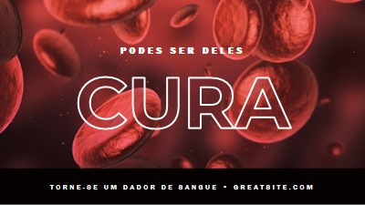 Torne-se um dador de sangue red modern-simple