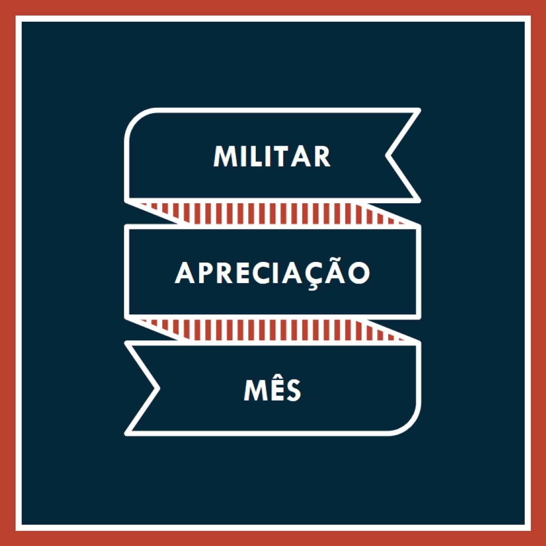 Celebrando o Mês de Valorização Militar blue modern-simple