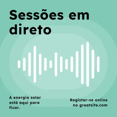 Sessões em direto green modern-simple