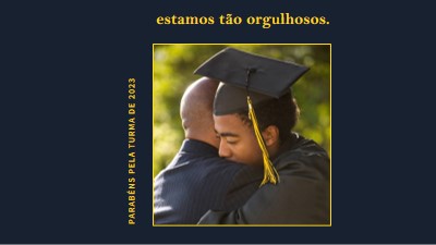 Estamos tão orgulhosos black modern-simple