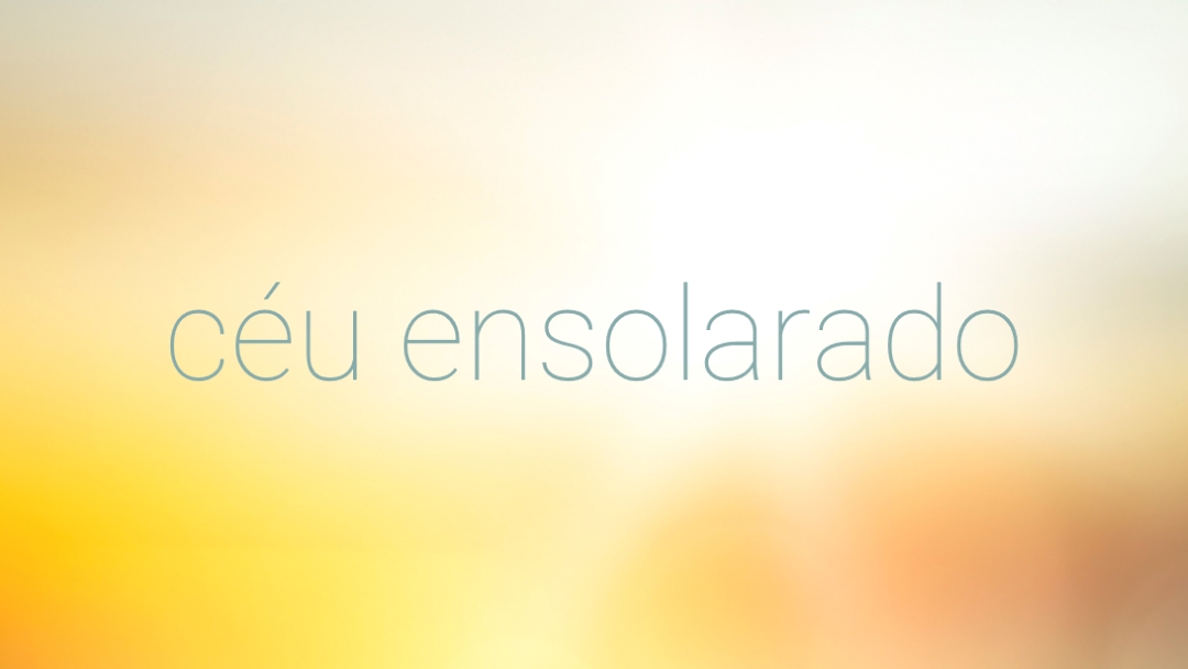 Céu ensolarado yellow modern-simple