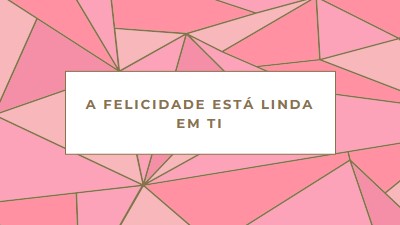 Retornos felizes pink modern-simple