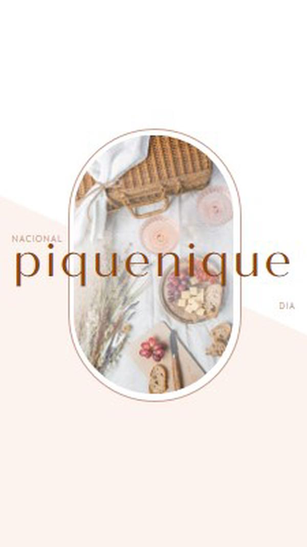 Dia Nacional do Piquenique white modern-simple