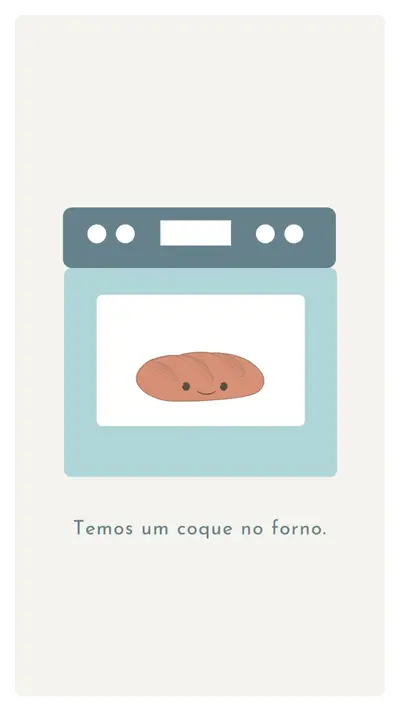 Oh, bebê! gray whimsical-color-block