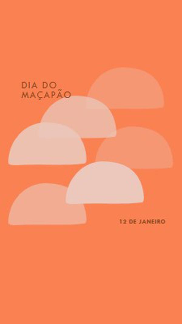 Dia do Maçapão orange organic-simple