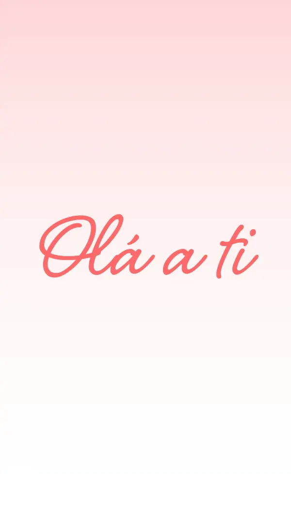 Diga olá pink modern-simple
