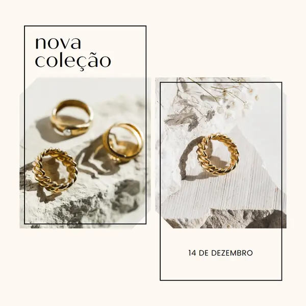 Nossa nova coleção de jóias gray minimal,geometric,collage