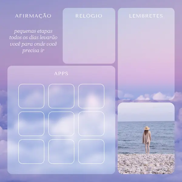 Pequenas etapas todos os dias purple modern,light,interface,photo,gradient,feminine