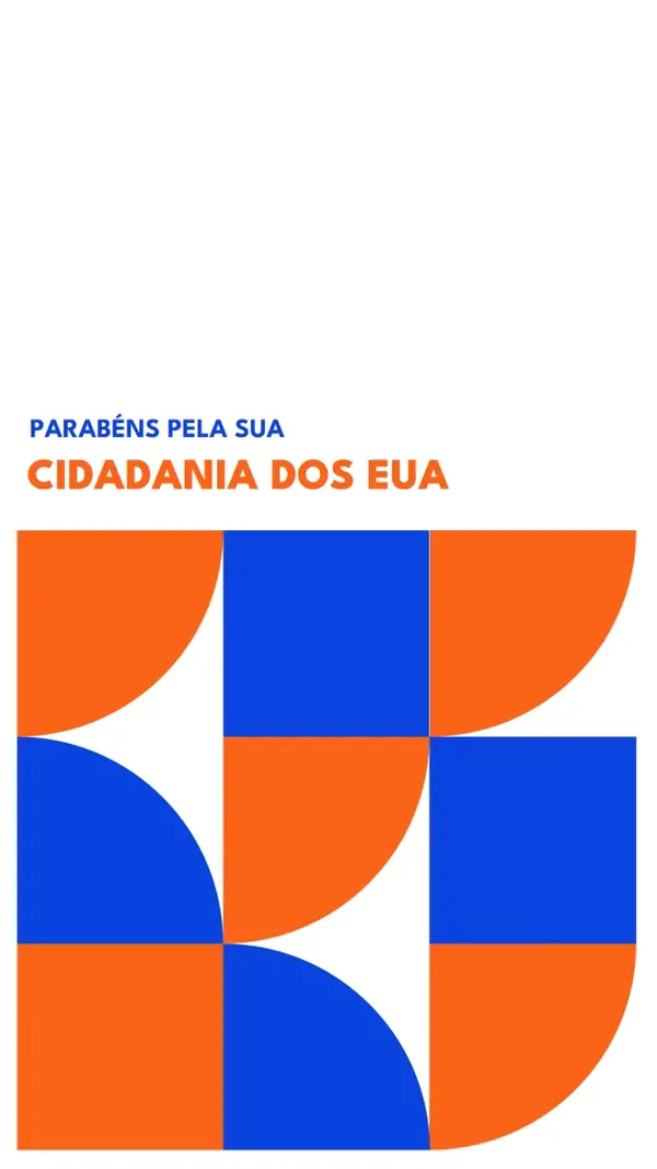 Parabéns pela cidadania red modern-geometric-&-linear
