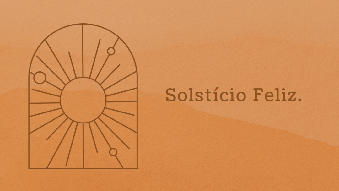 Bom para o solstício orange organic-boho