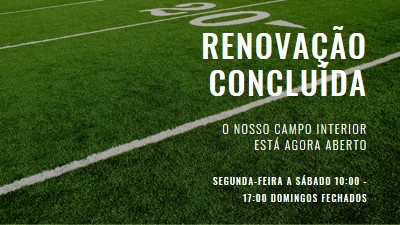 Conclusão da renovação green modern-simple