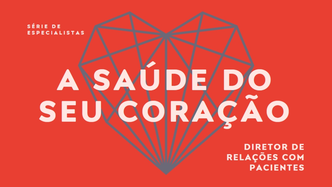 A sua saúde cardíaca red modern-bold