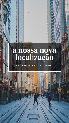 Localização da localização gray modern-simple