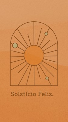 Bom para o solstício orange organic-boho