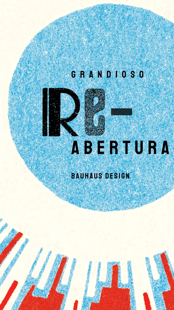 Reabrir largo blue modern-bold