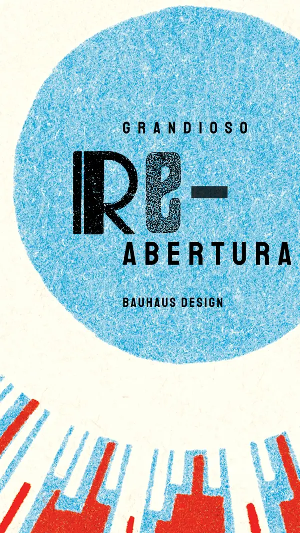 Reabrir largo blue modern-bold