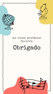 Cartão de agradecimento do professor da escola gray clean,colorful,sketch,asymmetrical,school,shape