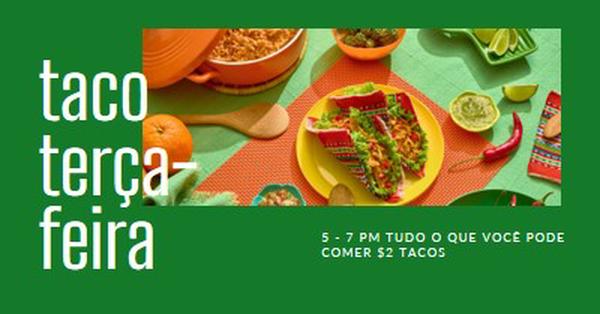 Tudo o que você pode comer tacos green elegant,bold,photo