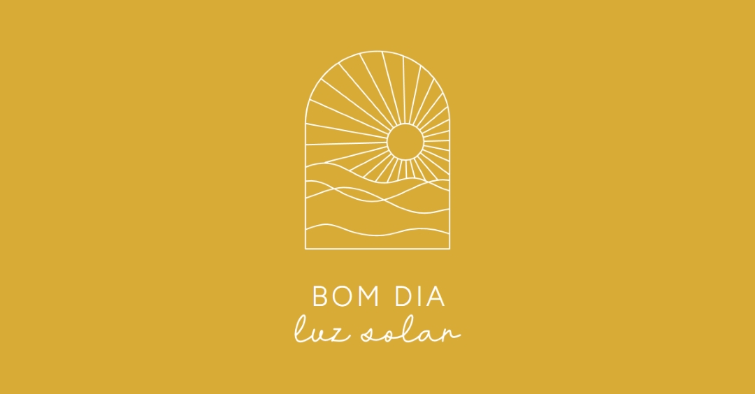Bom dia, sol yellow modern,minimal,lines,simple,waves,sun