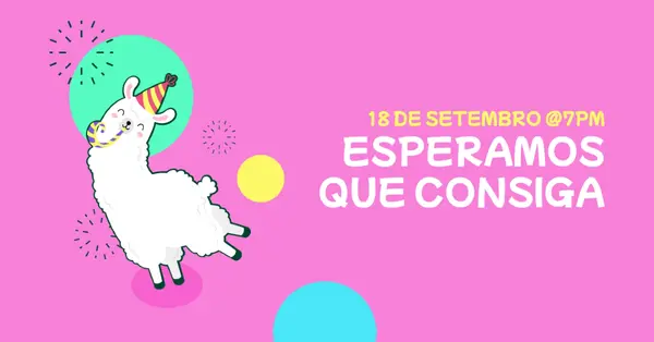 Esperamos que consiga pink bold.-playful,graphic