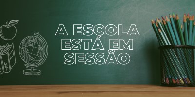 A escola está em sessão green modern-simple