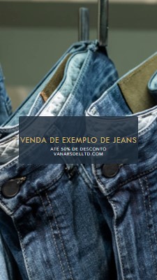 Jeans da moda blue modern-simple