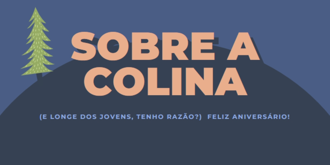 Sobre a colina blue modern-bold