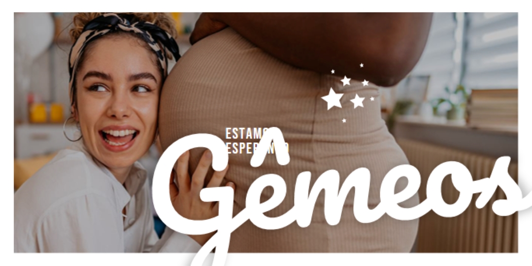 Entrega dupla brown modern-simple