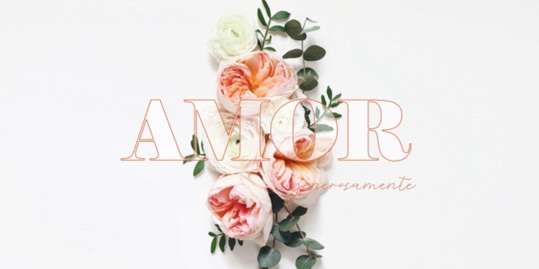 Amor generosamente white vintage-botanical